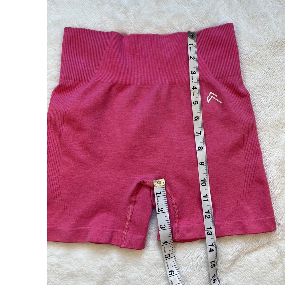 Oner Active Compression Shorts Women Pink High Waisted-Small - Picture 3 of 4